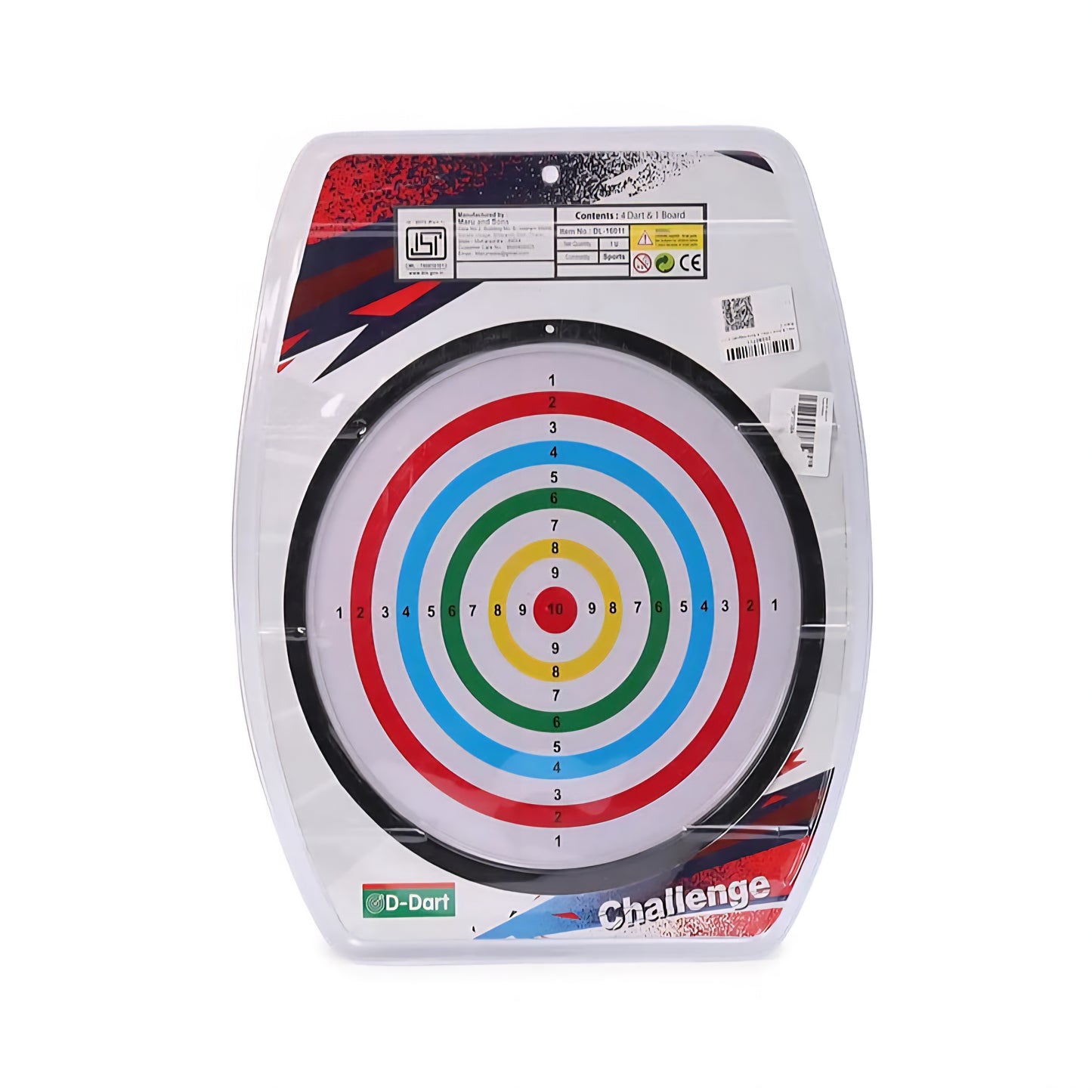 High quality Magnetic 2in1 Dart Board Game -Black