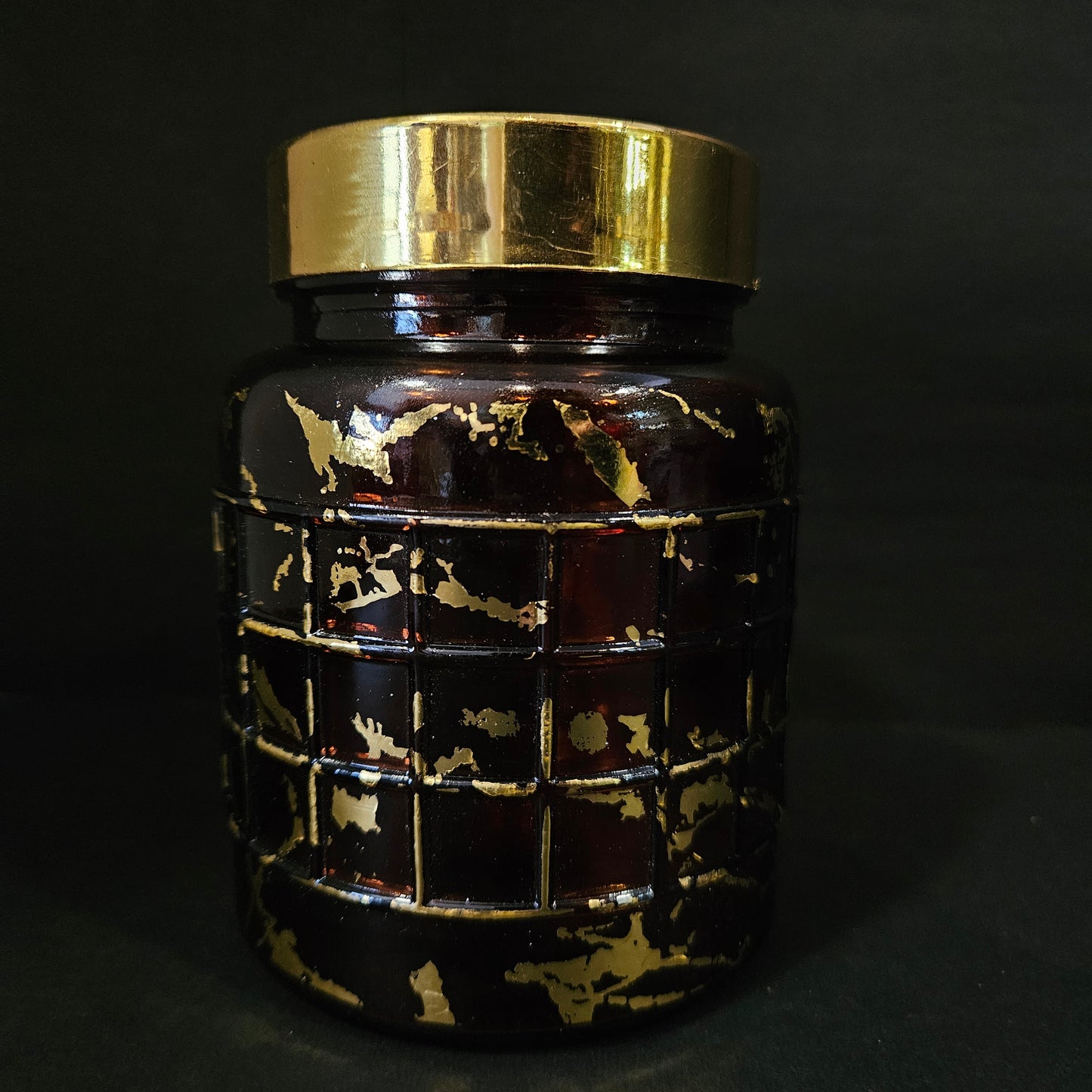 Shelly glassware Alfa glass jar with attractive designer Storage container jar with Lid