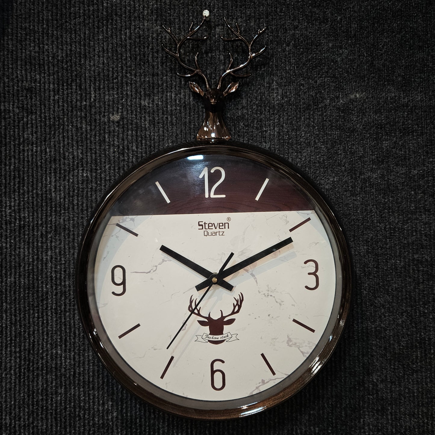 Wall Clock Quartz Analog Deer Deisgn home Decor
