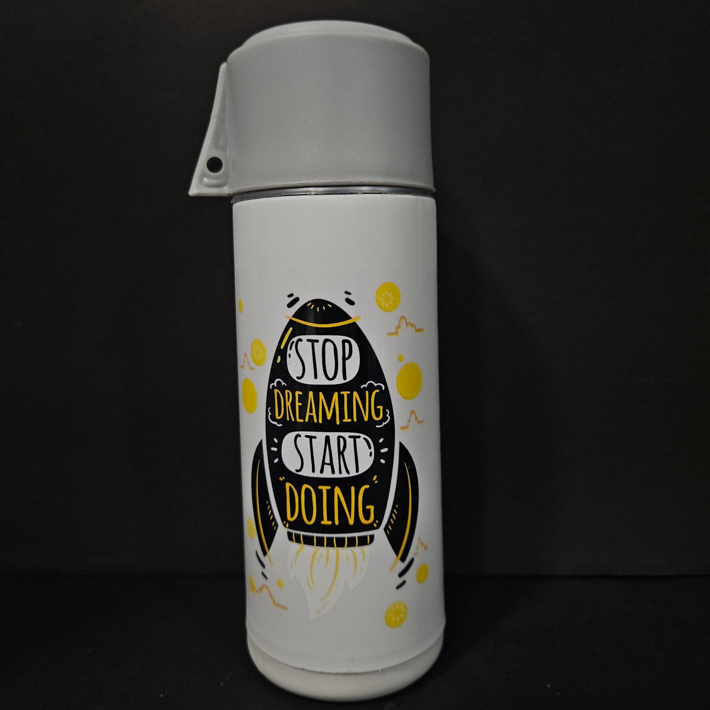 Aquastar Water Bottle with stop dreaming start doing quote perfect for Return gifting purpose