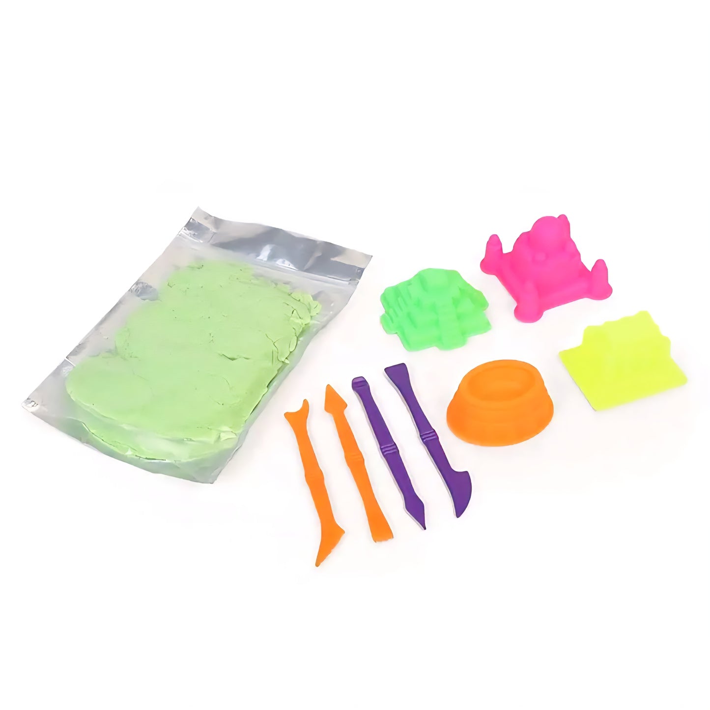 Creative Sand Wonders 500g with Big Moulds for Indoor Beach Fun Kinetic Sand Smooth and Non Sticky for Kids