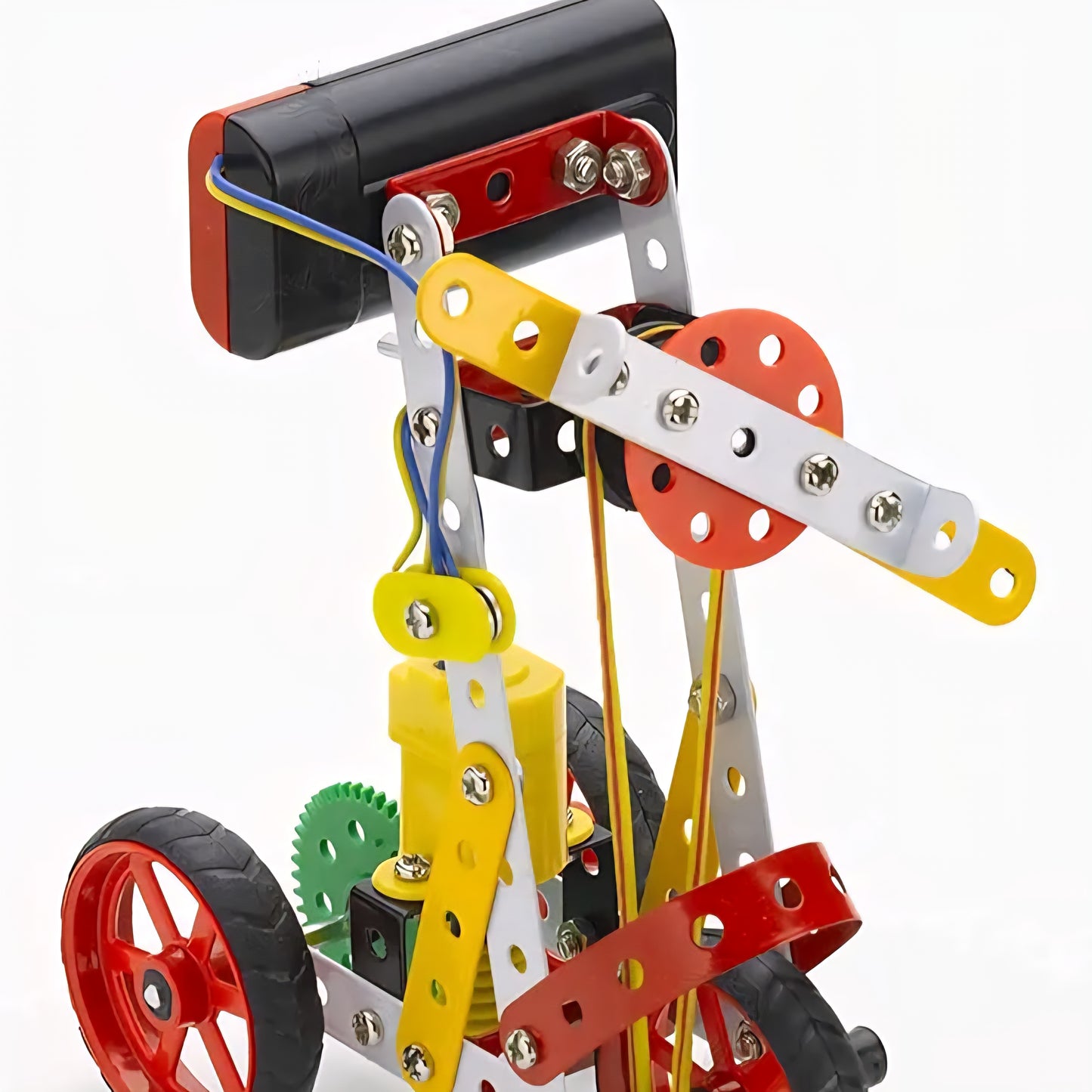 Baby Smiles MECHANIIX ROBOTIX 1 Engineering System for Creative Kids from Age 8+, in Box 114 Pieces Including High Powered Motor and Gear System