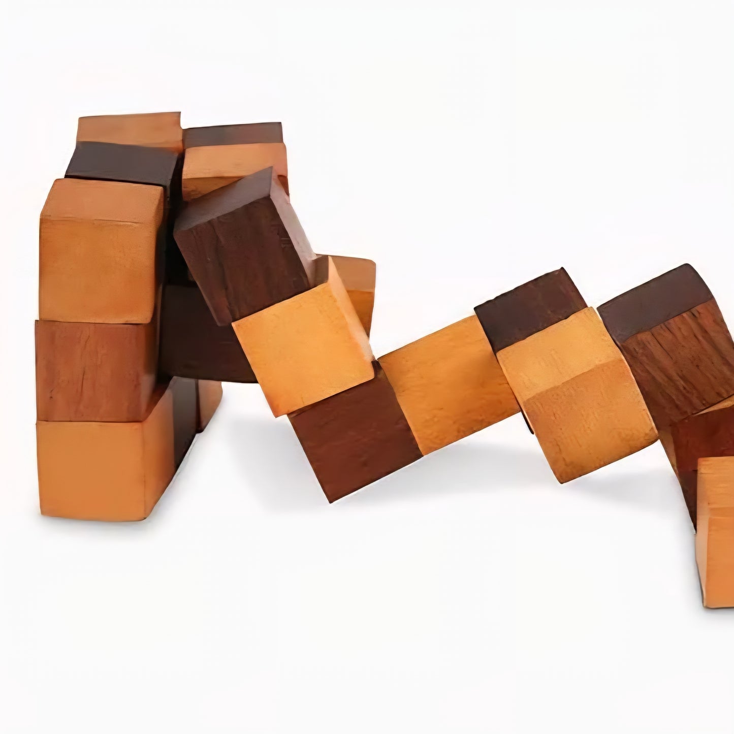 Handcrafted Natural Rosewood Puzzle Game Brain Teaser for Teens, Adults & Children (Set 6)