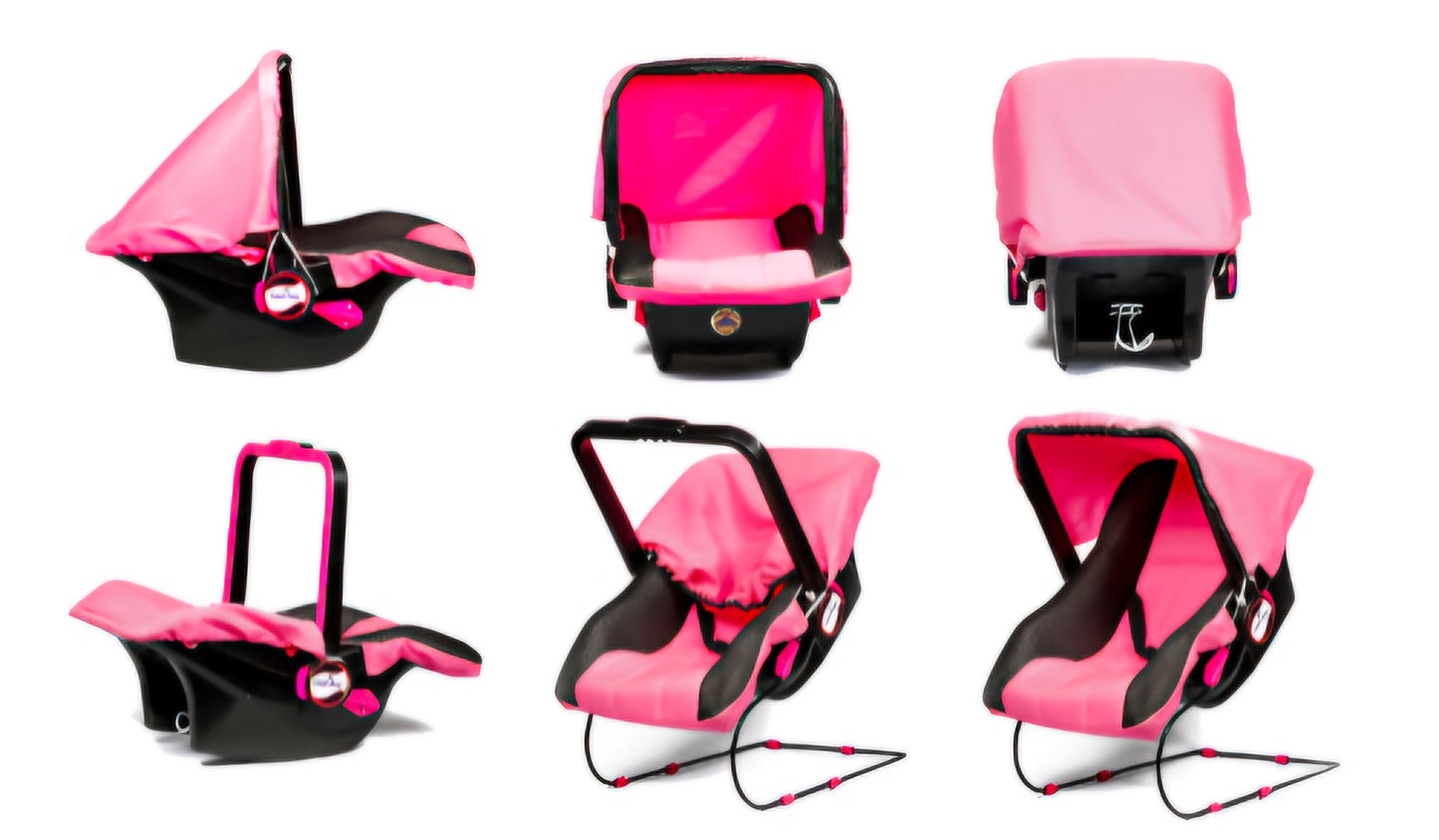 Carry cot 9 in 1 height adjustable,safety break,front Basket & music & Lighting carry bag for babies