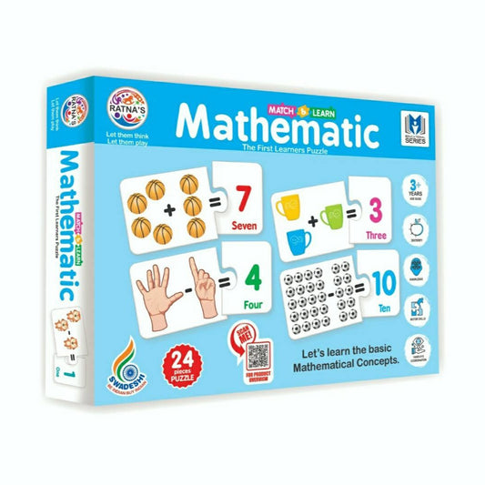 Ratna's match & learn mathematic the first learners puzzle