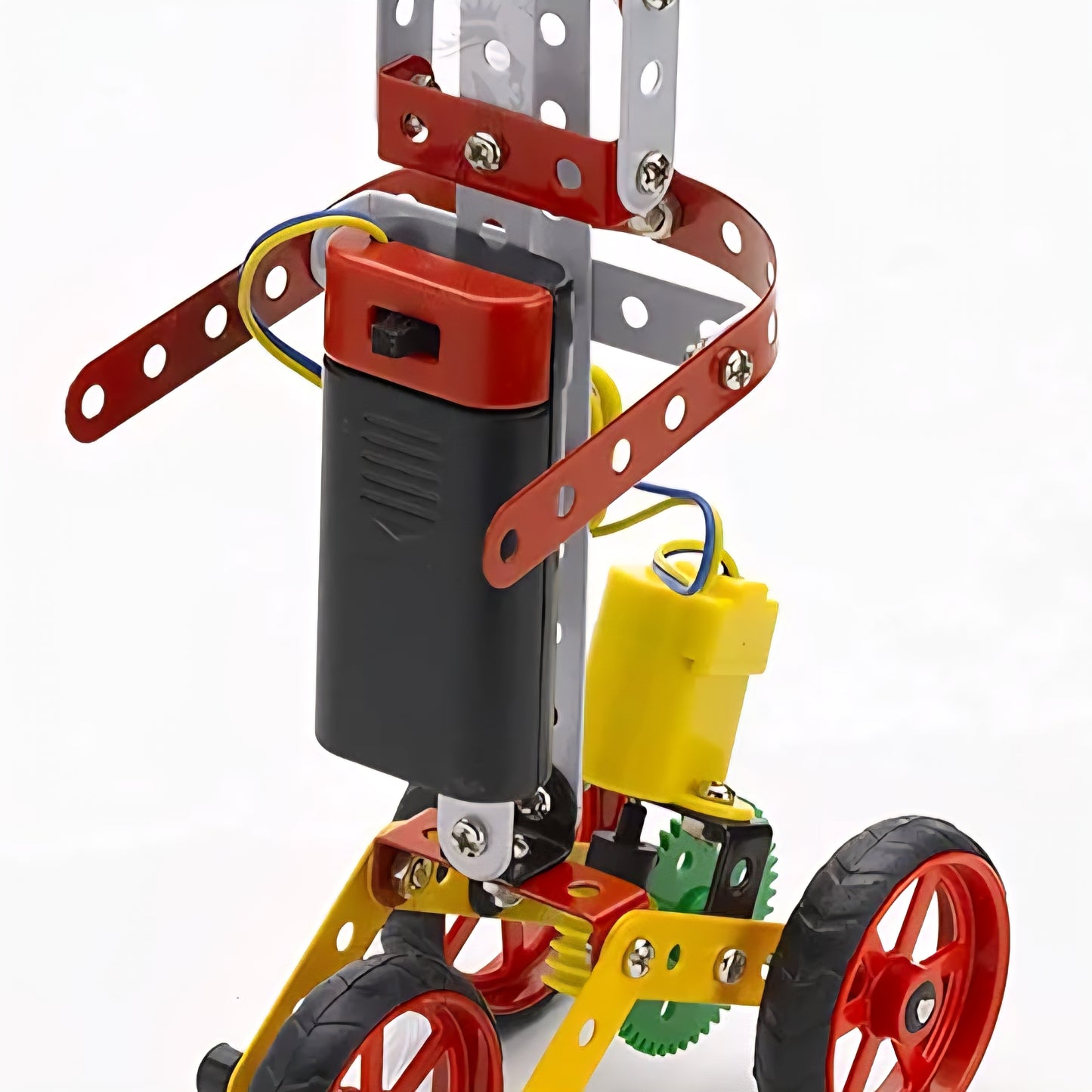 Baby Smiles MECHANIIX ROBOTIX 1 Engineering System for Creative Kids from Age 8+, in Box 114 Pieces Including High Powered Motor and Gear System