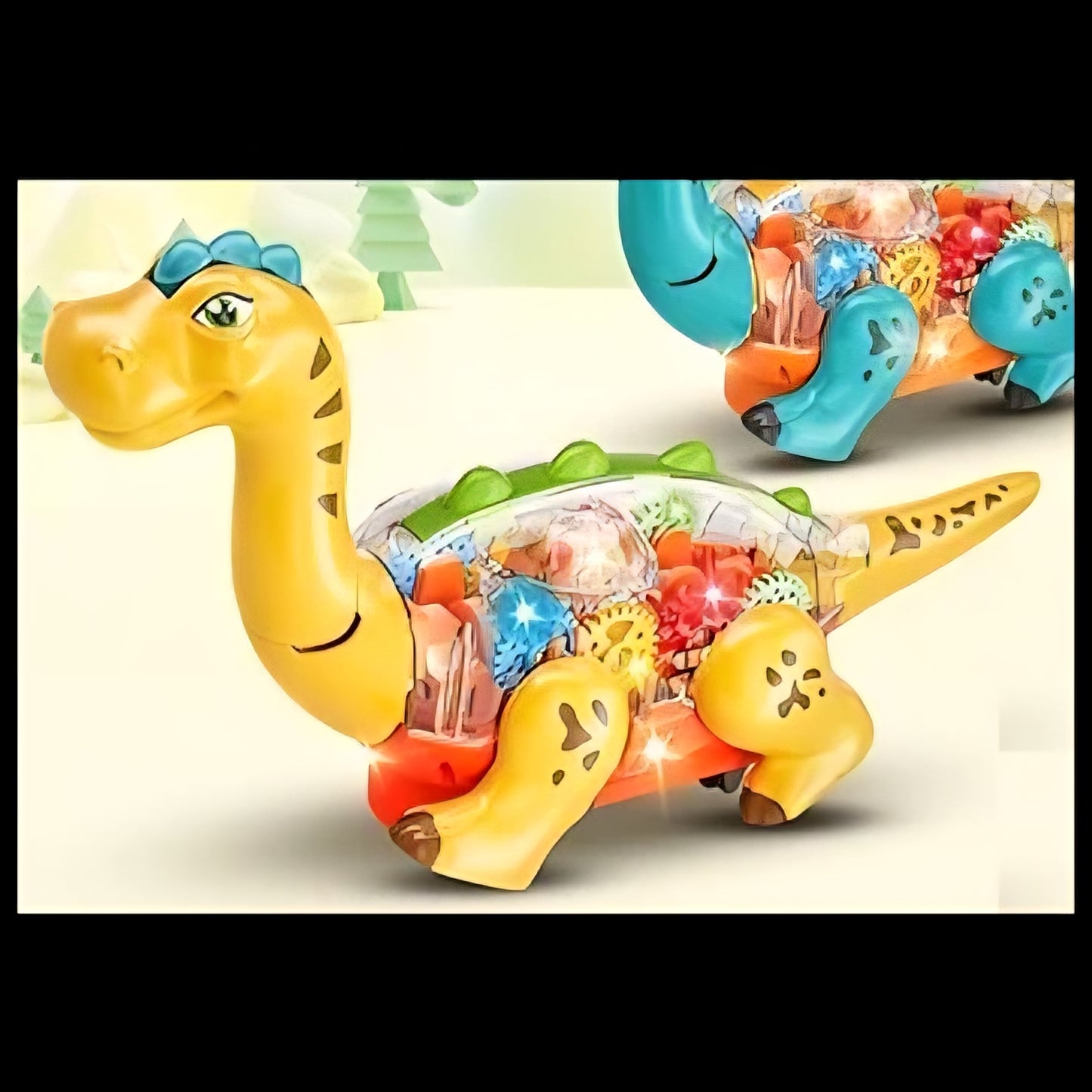Toys Dino-Park Gear Transparent Dino Toy