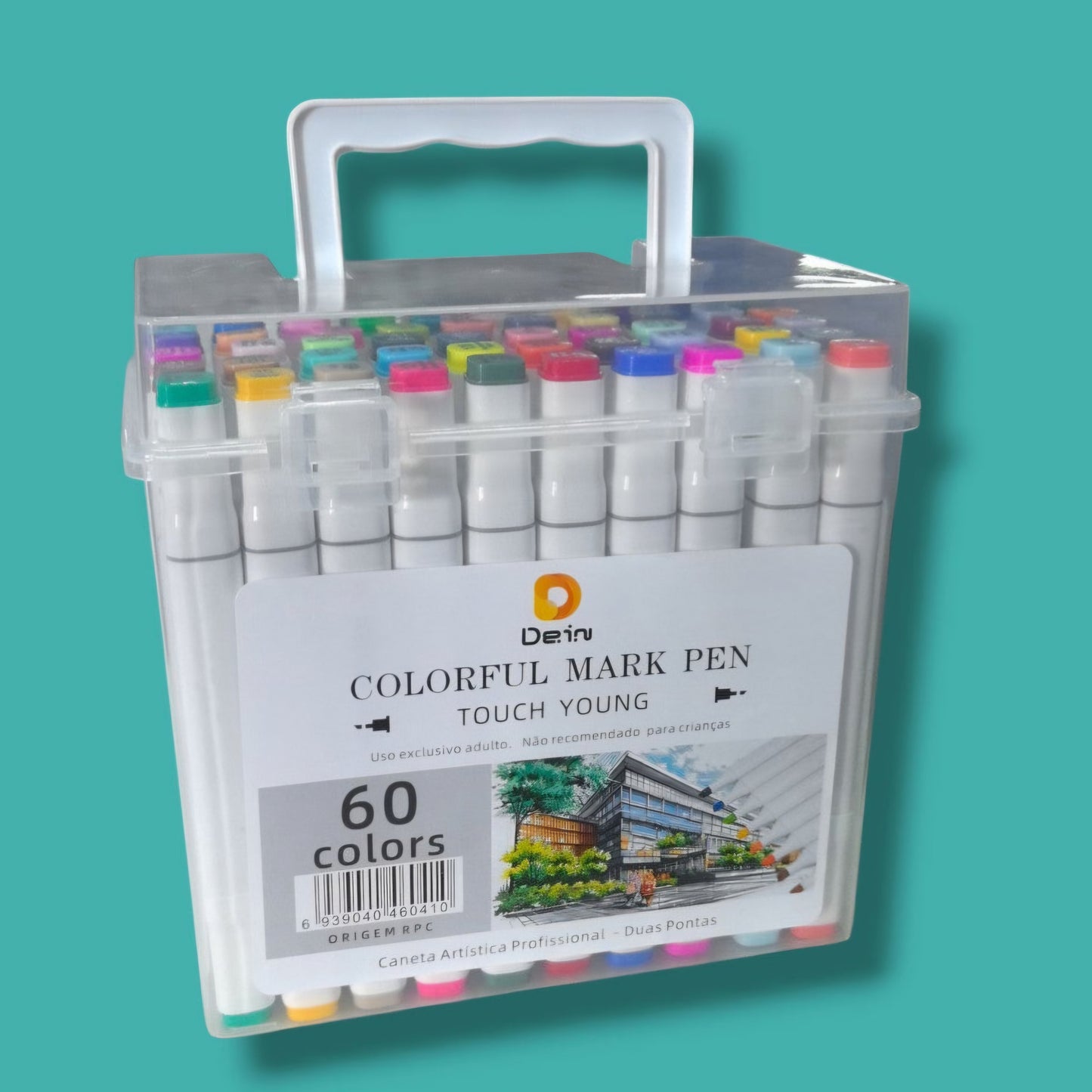 Dein Colorful Mark Pen Touch Young 60 colors shades set