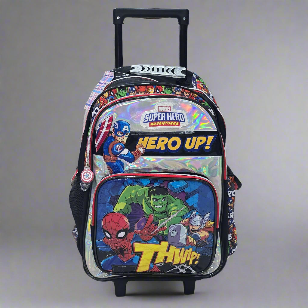 Super Hero School trolley bag
