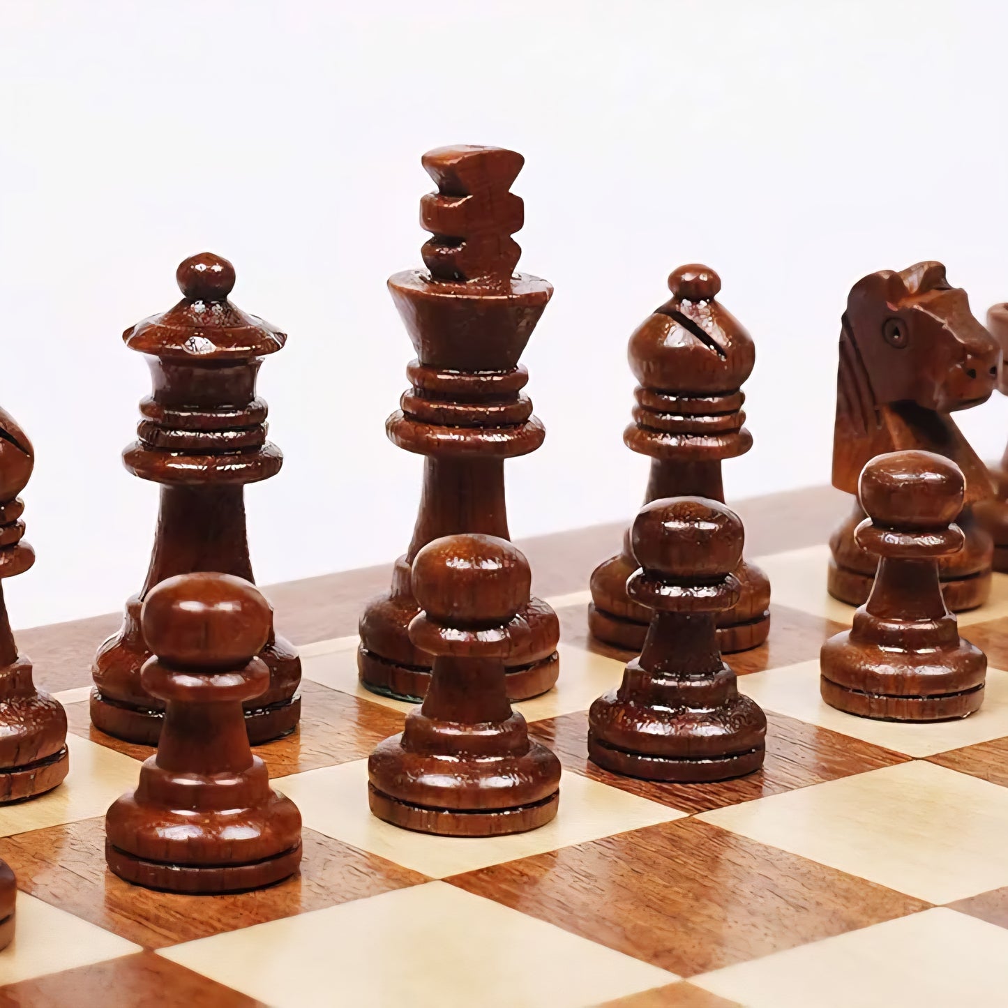 Wooden Chess Set Magnetic Folding Chess Board Game Set Chess and Checkers Backgammon Portable Folding Travel Tabletop Game Travel Chess Set Board Games for Adults Teens