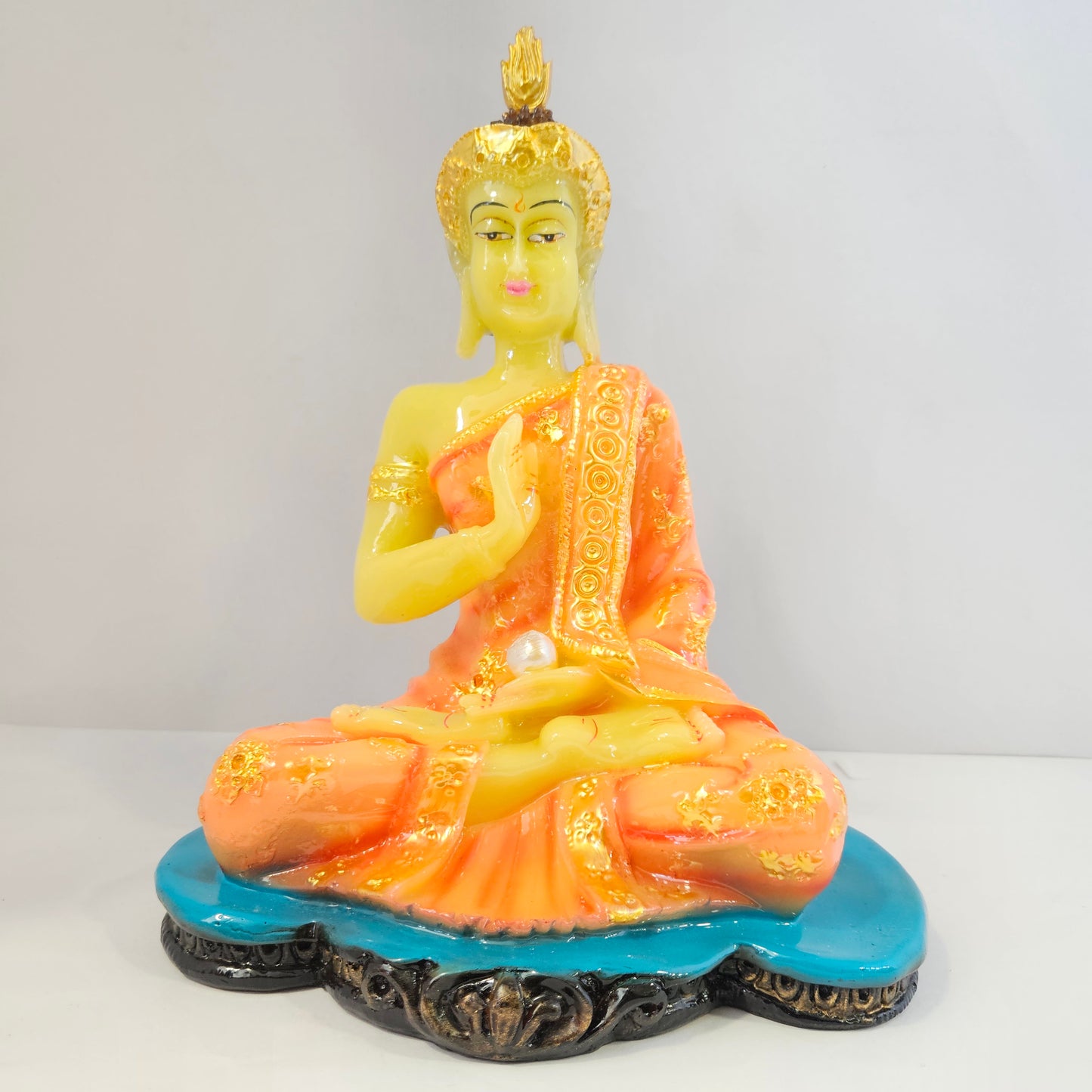 Radium Moti Gautama Buddha Statue for Gift, God Idol Decorative Showpiece