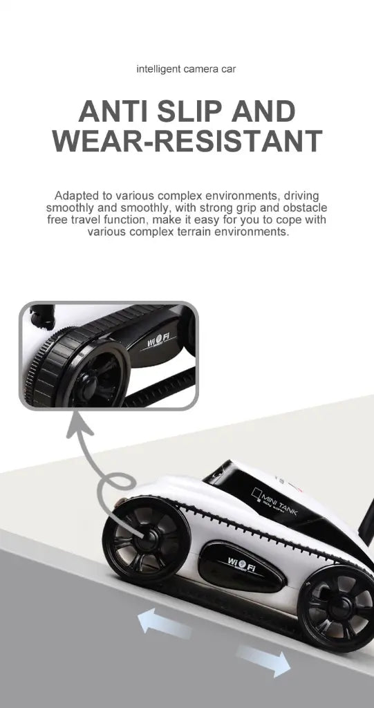I-spy toys app-controlled wireless spy tank with wi-fi controlled view your video Simultaneously photo image record/video record