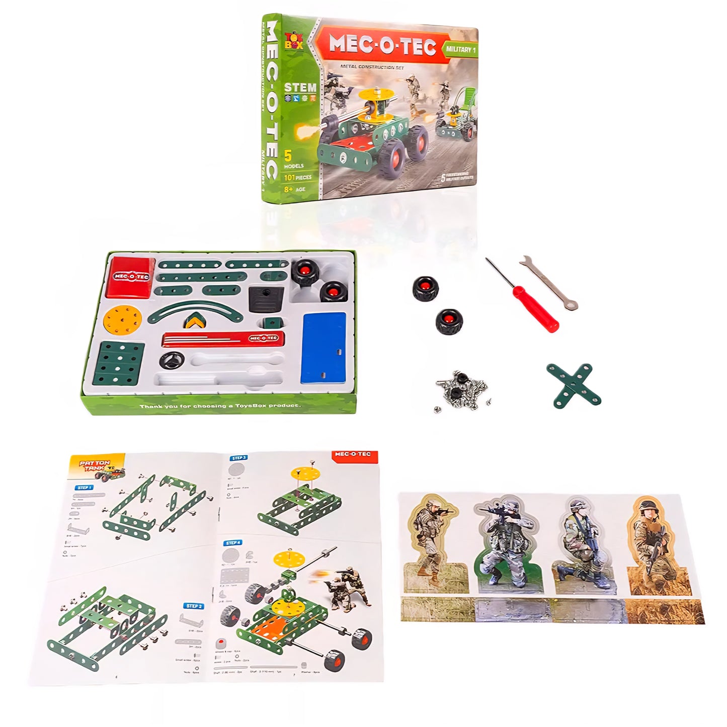 MEC-O-Tec Military No.1 Construction Set for kids