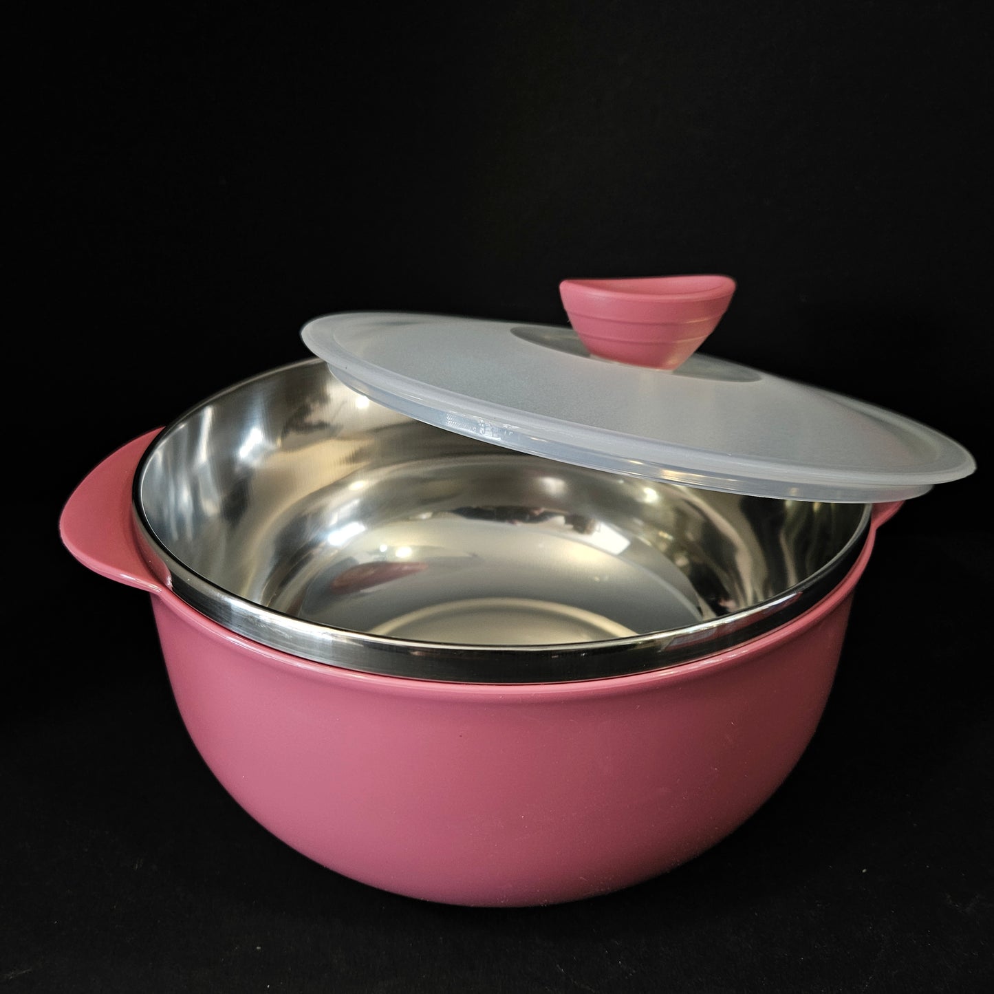 Bright Aroma serving Bowl with high quality inside Stainless steel material aslo takes care of your health and hygiene Bpa free storage Bowl