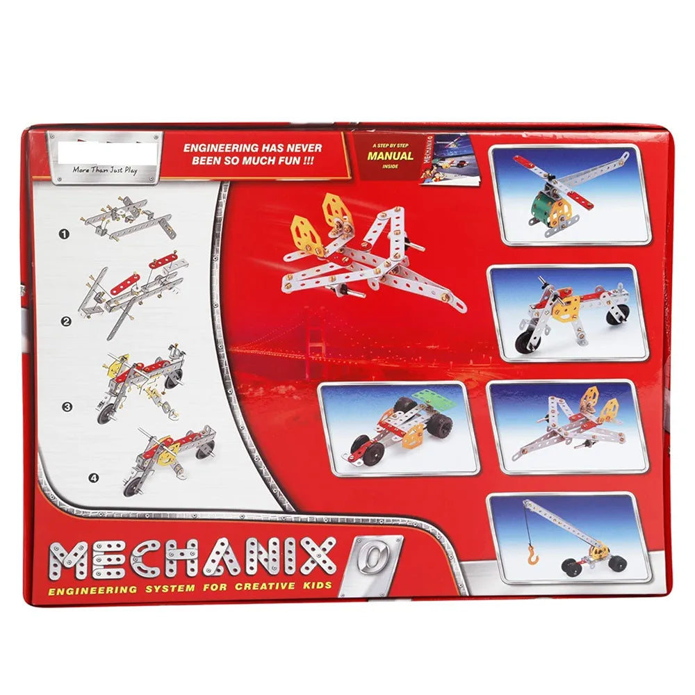 Kids Creative Toys Mechanix Toys for Boys Zero Metal Extra Fun Pieces Motor Skill Development Kit for Boys and Girls