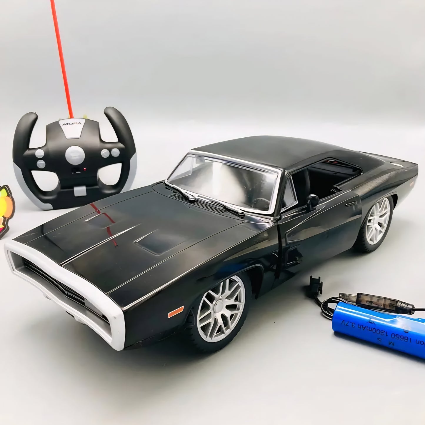 Moka dodge rc car with Openable Doors big size rc car kids & Adults