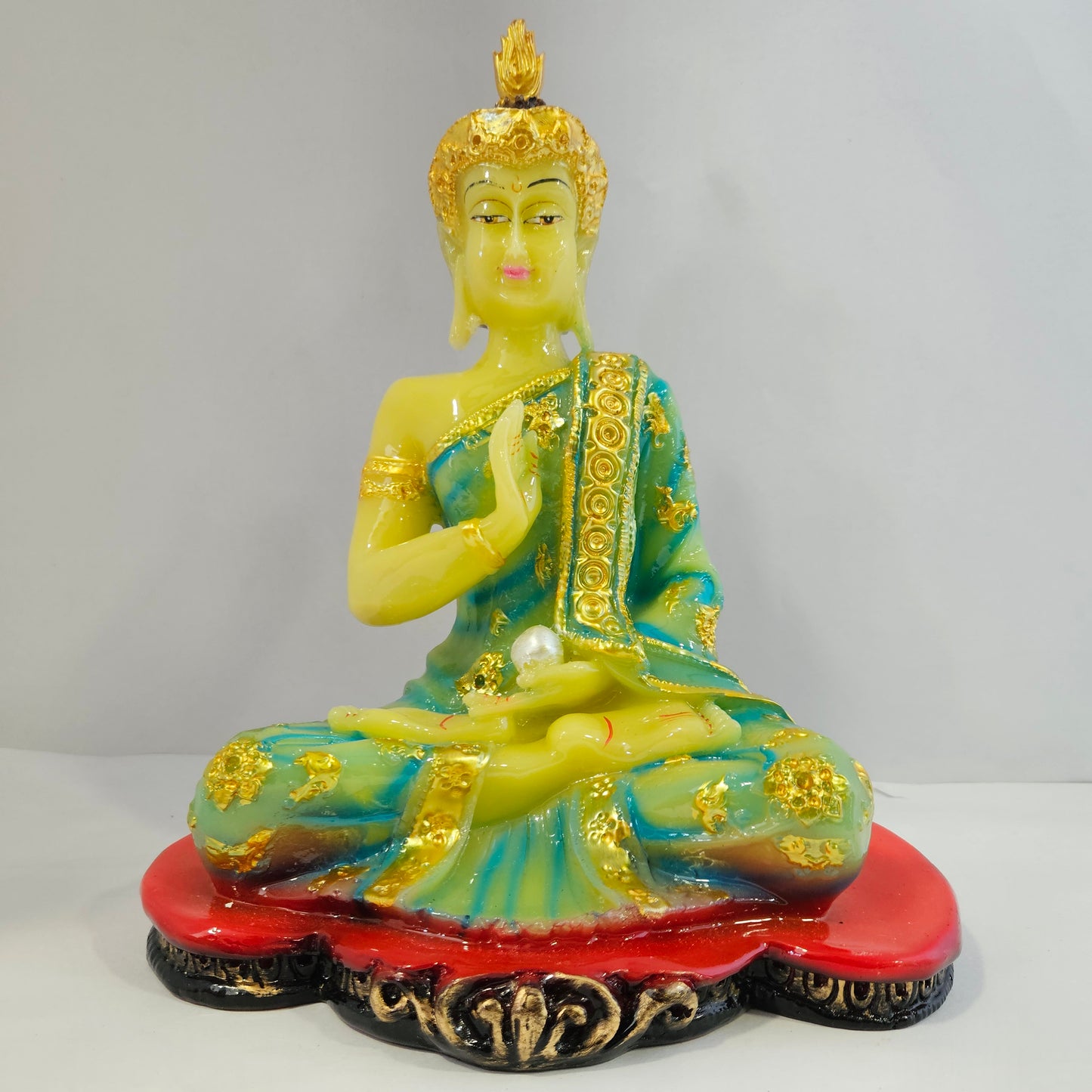 Radium Moti Gautama Buddha Statue for Gift, God Idol Decorative Showpiece