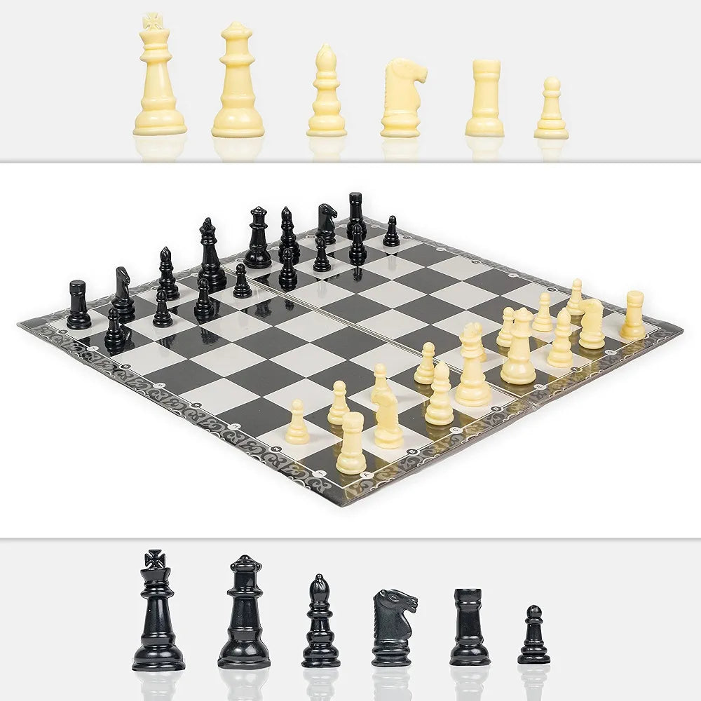 Ratna's Senior Game Kings Premium Chess Set for Kids with Logical and Strong Mind to Enhance Their Logical Thinking and Concentration