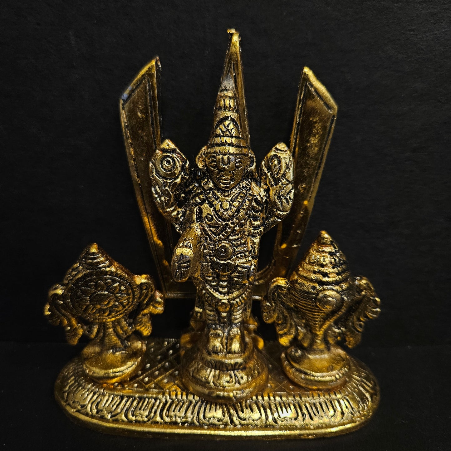 Tirupati Balaji-Venkateshwar Statue for Pooja Golden