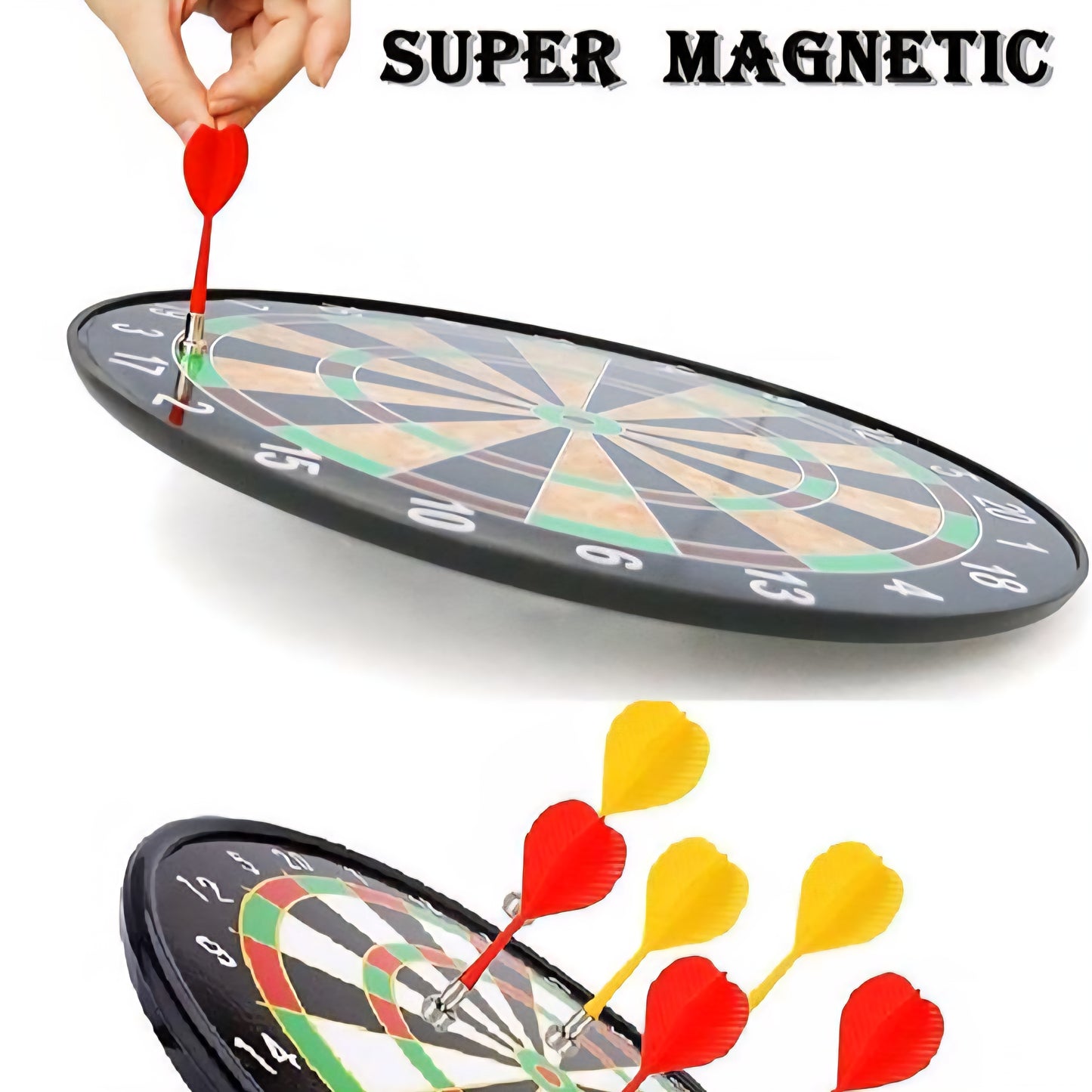 Magnetic Dart Board Game Magnetic Board With 6 Safe Darts Dart Board