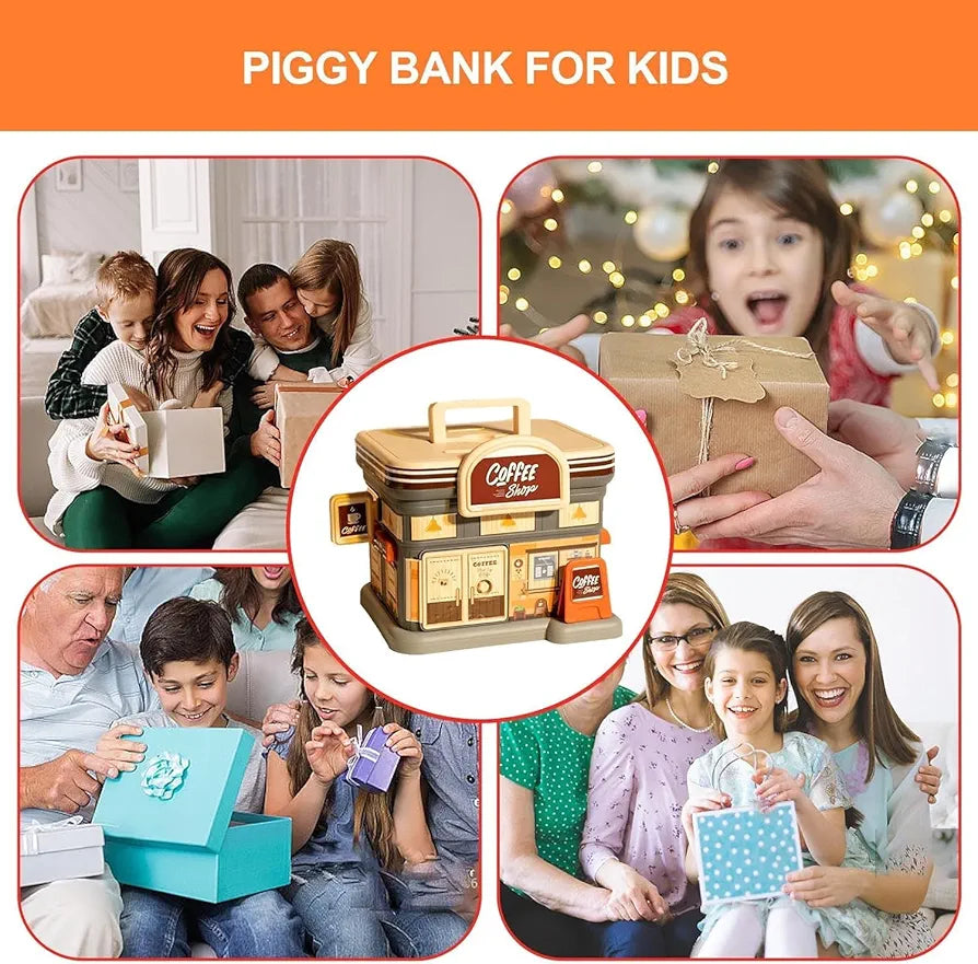 Premium Quality Atm Money bank with safe locker for Kids