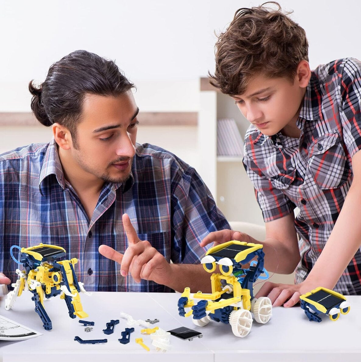11-in-1 Solar Energy Cool Robot DIY Building Kit | 5+ Extra Modes for Smart Learning Fun for Kids | 8+ Years