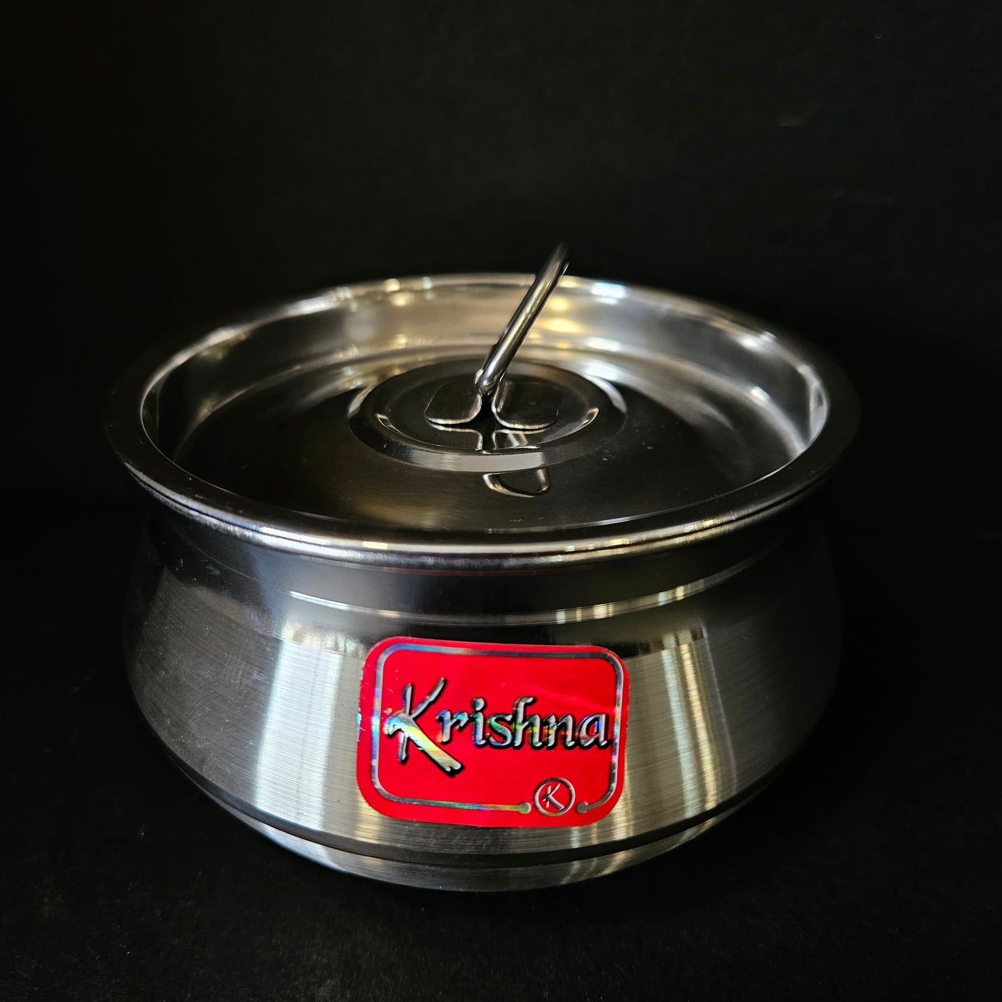 Stainless Steel Handi pot Dish storage box & lid perfect for Return gifting purpose