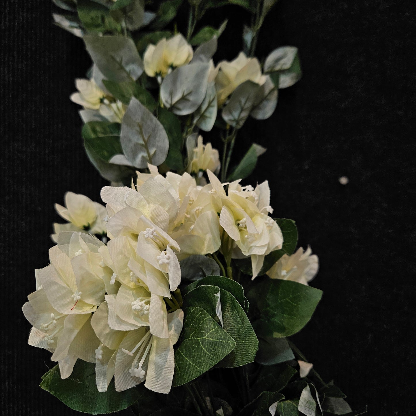 Bougainvillea spectabilis white Artificial banquet floweral stick to bring attractive elegant look to your home & Office