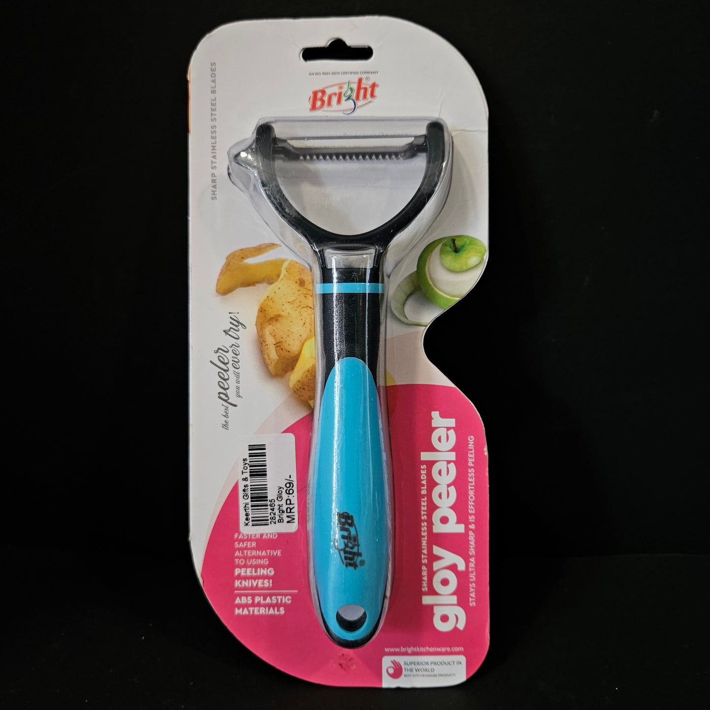 Bright Sharp Stainless Steel gloy peeler