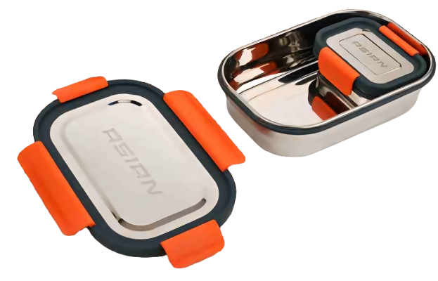 Asian fresh bite Stainless Steel lunch box 850ml Capable lunch box