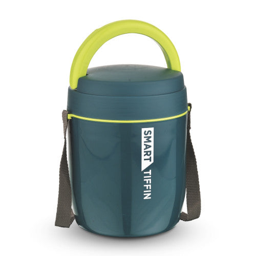 Asian smart 3 Tiffin carrier double wall Insulated Supplied with 3 family size Stainless Steel Containers with Stainless Steel lids