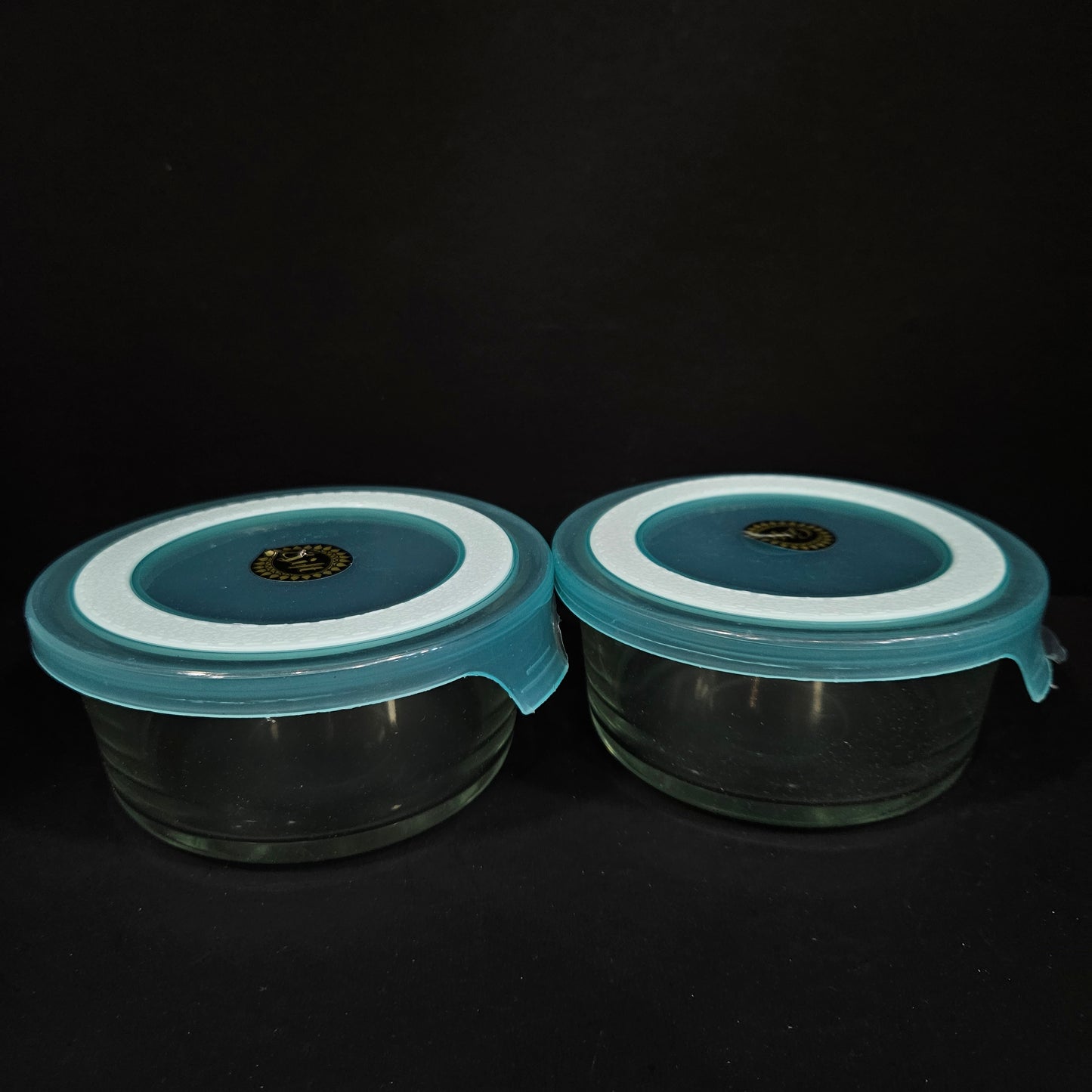 Home Delight A successful & Classic Range with Both Elegance & Creative Features 2 piece glass storage containers set