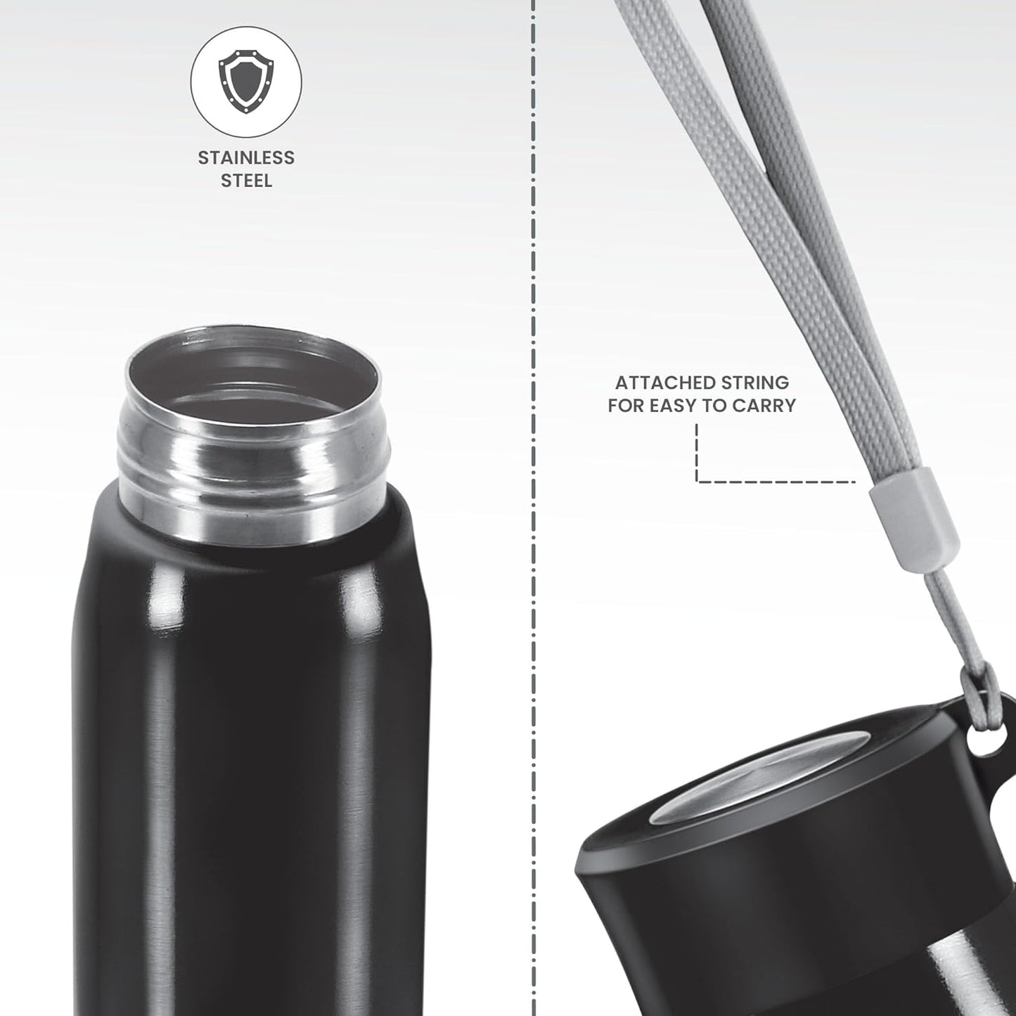 Handy 850 Stainless Steel Bottle (Milton)Rust-free, easy to carry & convenient(780ml)