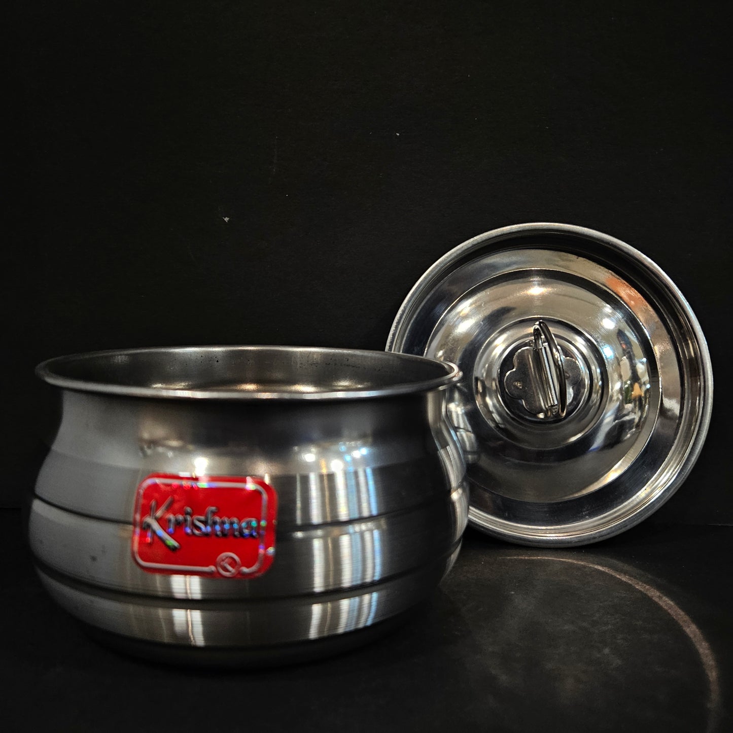 Stainless Steel Round storage box lid perfect for Return gifting purpose