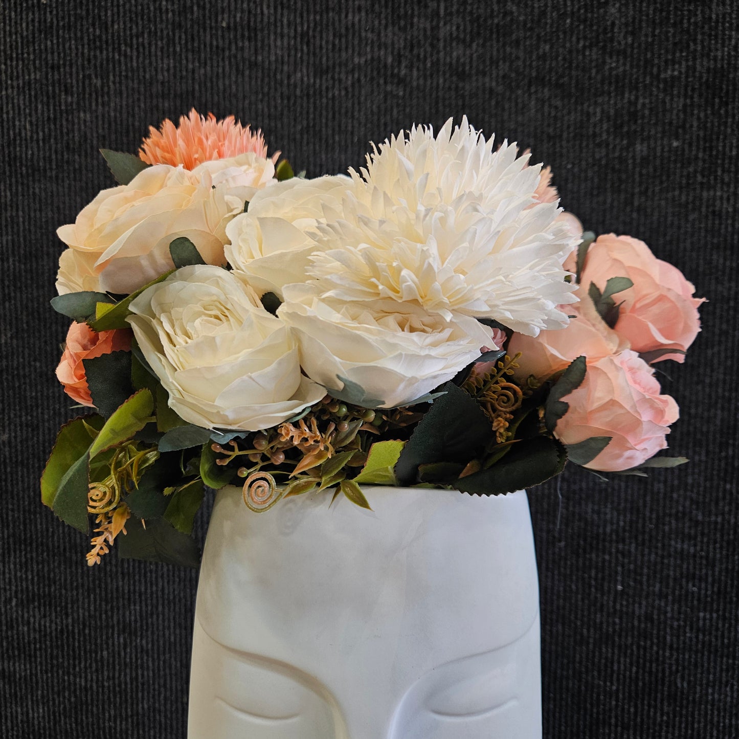 Silk Flowers Artificial for Decoration Fake Bouquet,Arrangements for Home Indoor & Wedding Decor