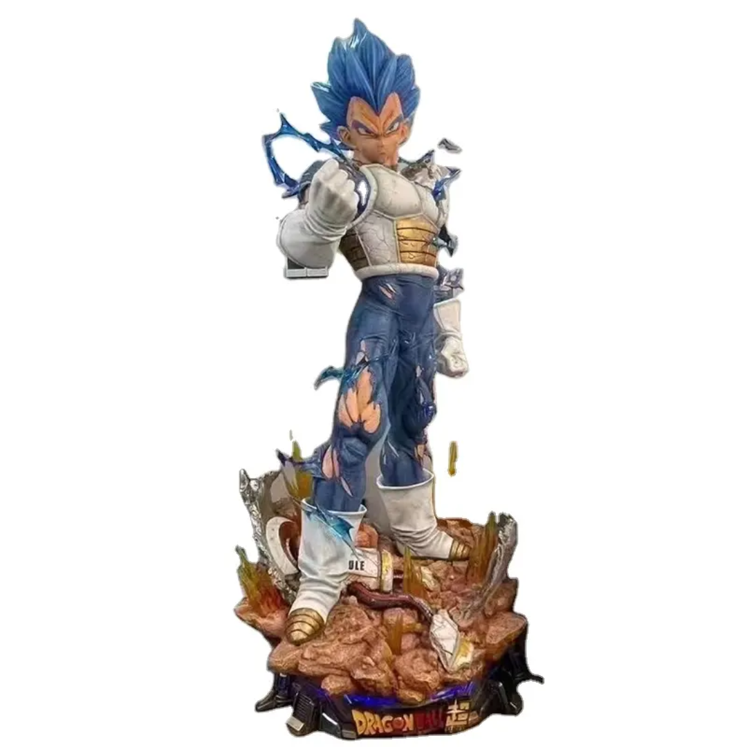 Dragon Ball GoKu Super Saiyan Vegeta Three Head Carving Hand Do Large Animation Statue Model Display Gift