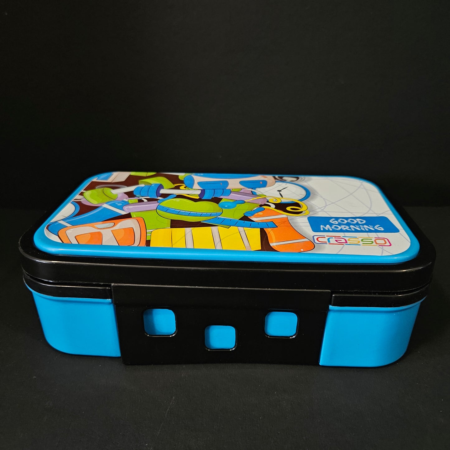 Big GP Pixle Lunch Box with 600ml Lunch Box for kids with 140ml small box perfect for kids