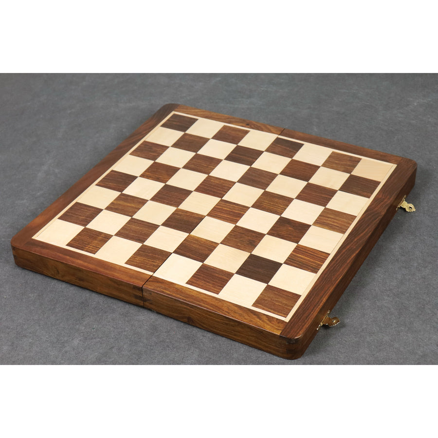Large size Wooden Inlaid Magnetic Chess Set Board