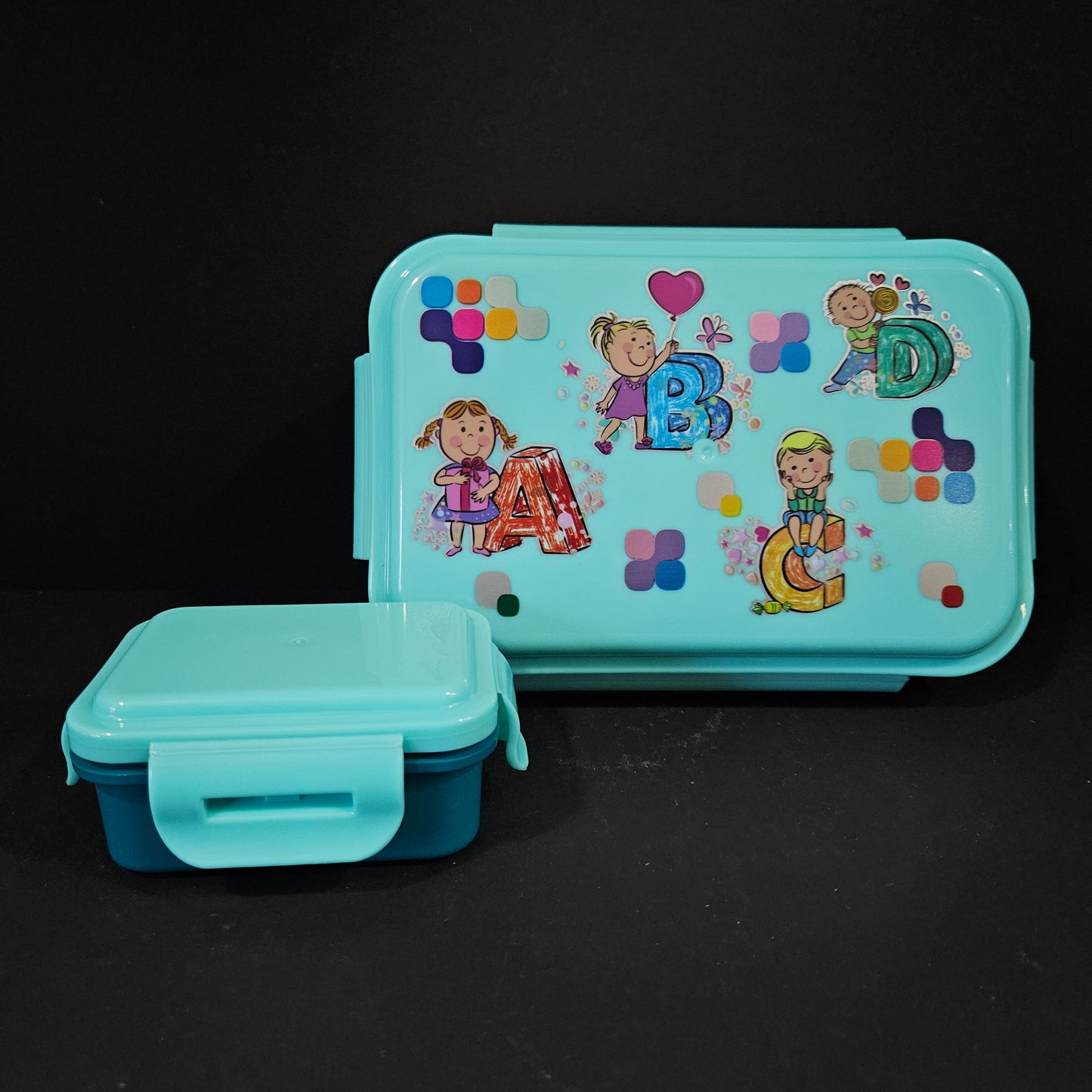 Bright Eat lunch Box with approx 1000ml & 200ml Capable 2 Boxes Perfect for kids return gifts
