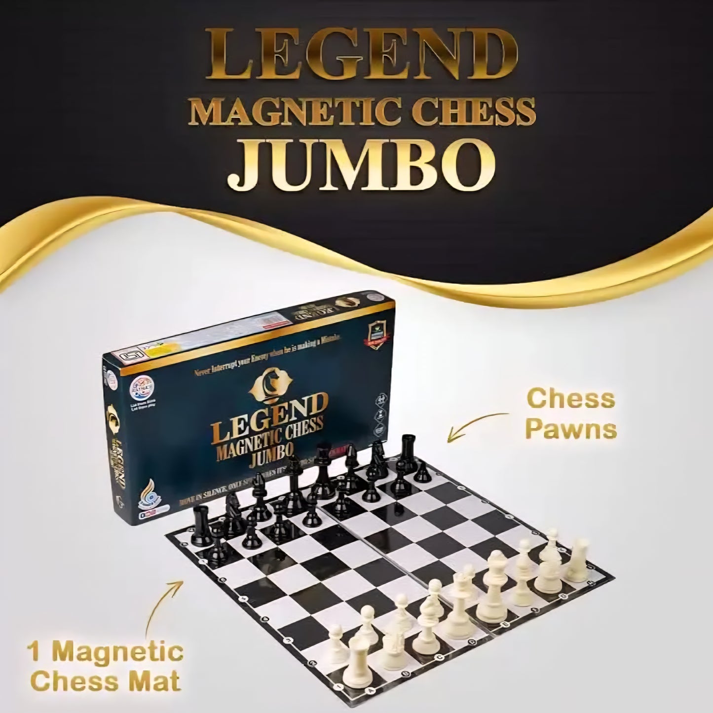 Legend Magnetic Chess Jumbo Board Game For 7 to 99 Years old