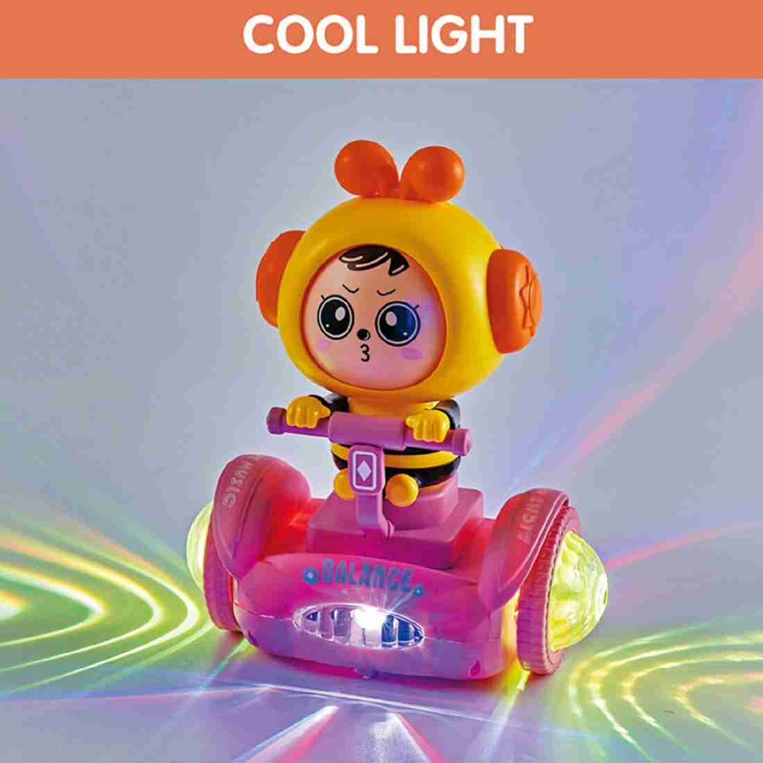 Techno Toys Balance Car, designed for children aged 3+.
Hand-eye coordination: Helps develop hand-eye coordination skills.Features lights and music for sensory stimulation.Assists in developing.