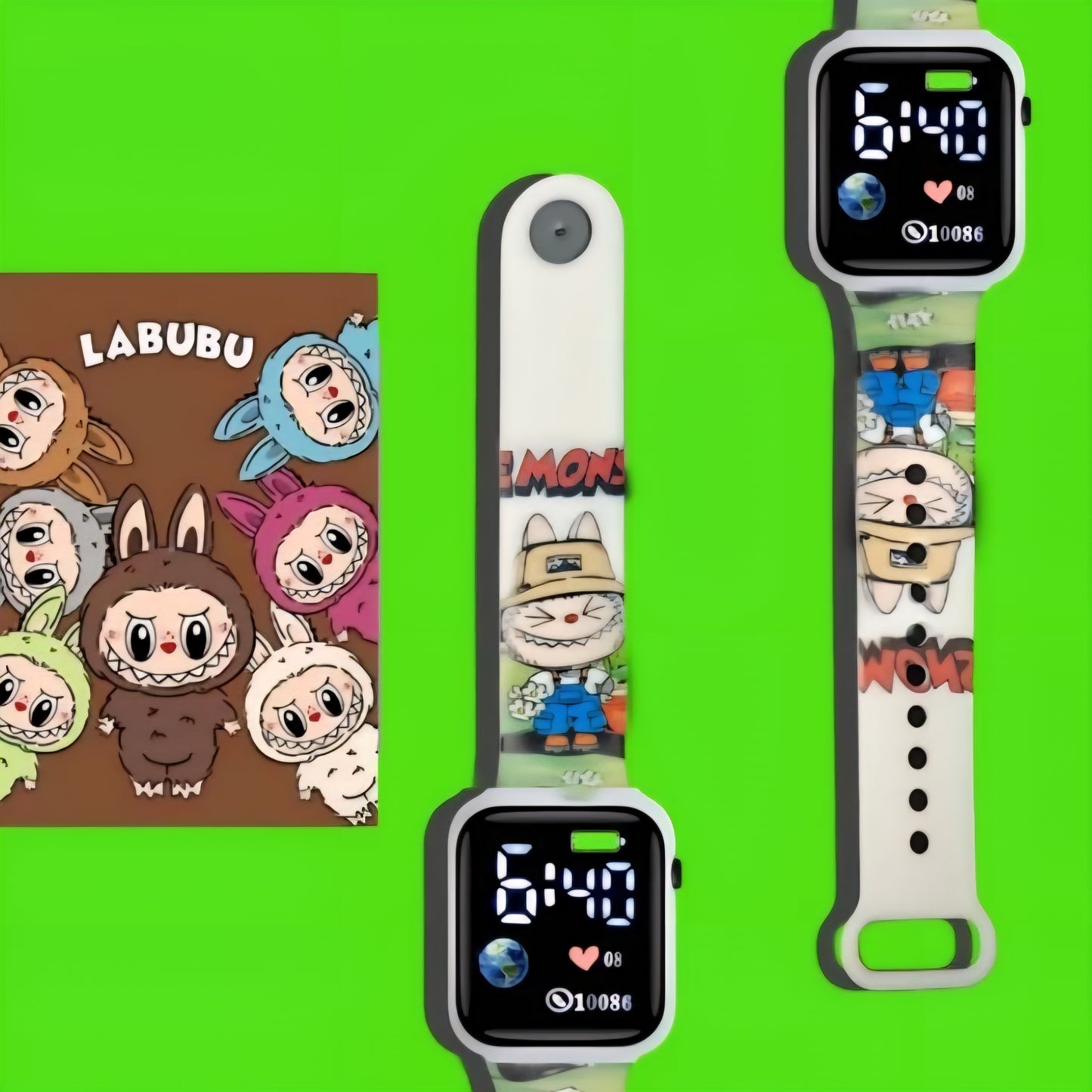 Labubu Kids Digital Unisex kids watch for Return gifting purpose