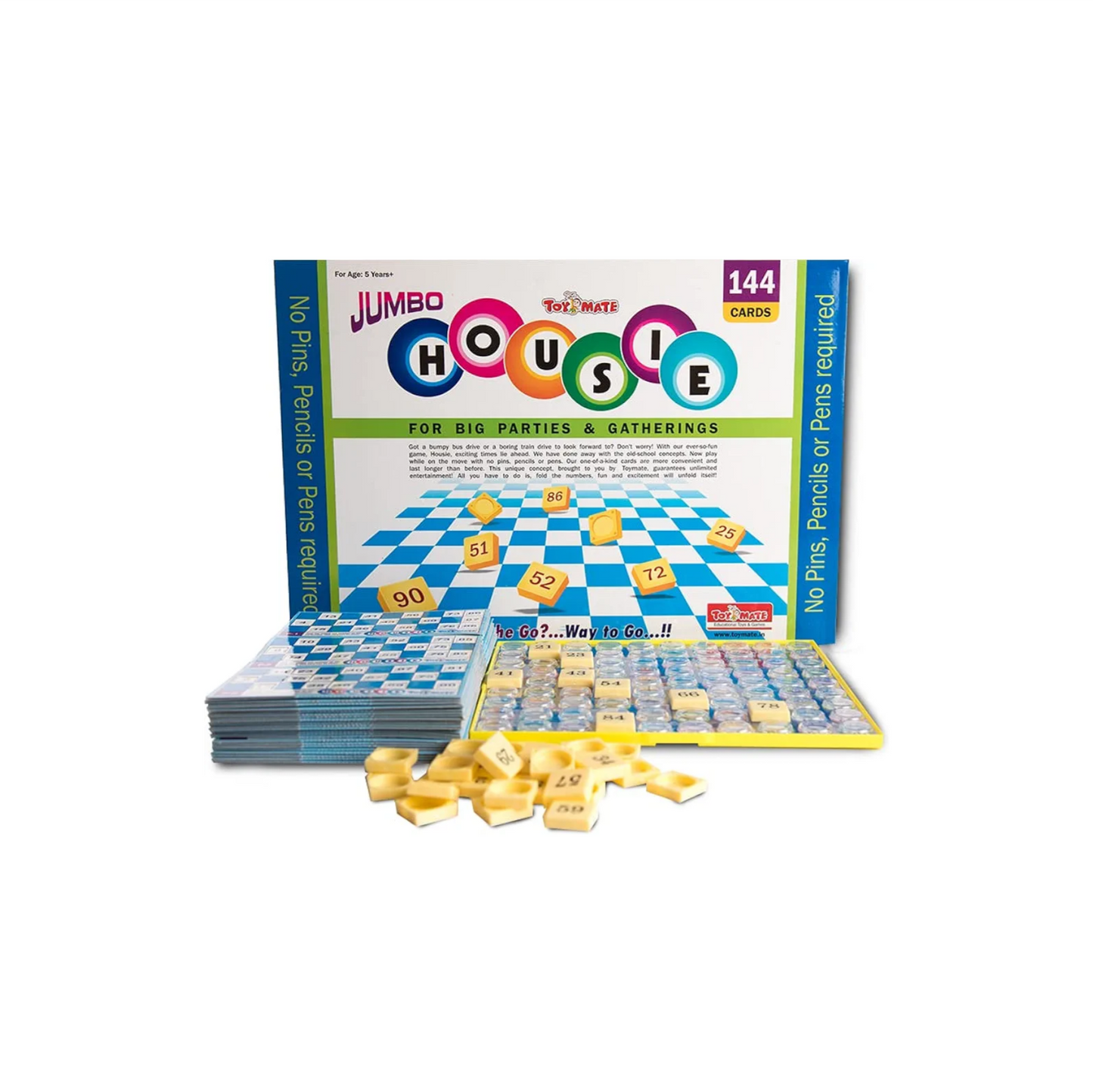 Ajanta games bumper fix-o housie with 144 Reusable cards the fun time game