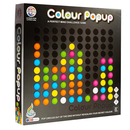 Colour Popup|A Perfect Mind Challenging Table Top Board Game Family & Kids 1 to 5 Players