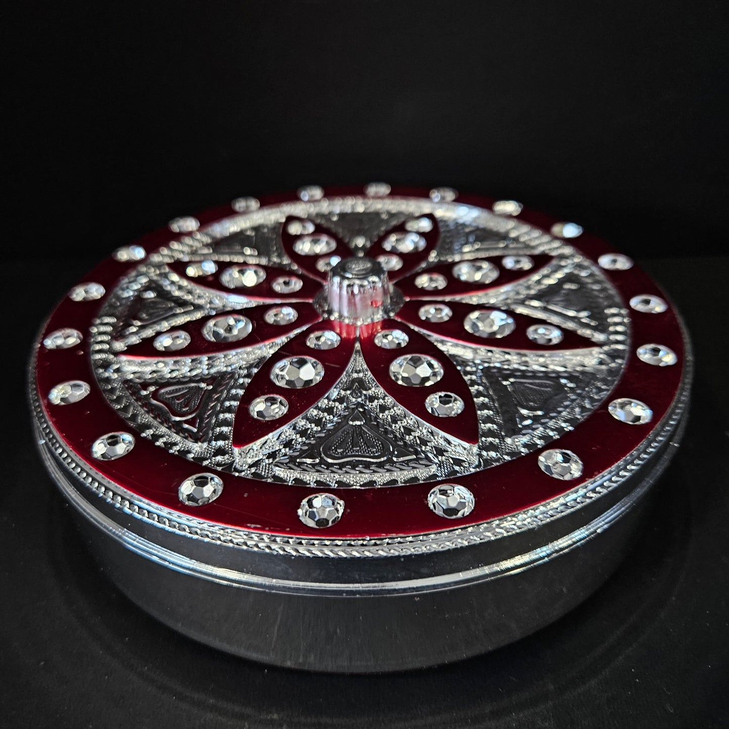 Shree Hari Multi purpose Rangoli Dry Fruit storage Box perfect for Return gifting