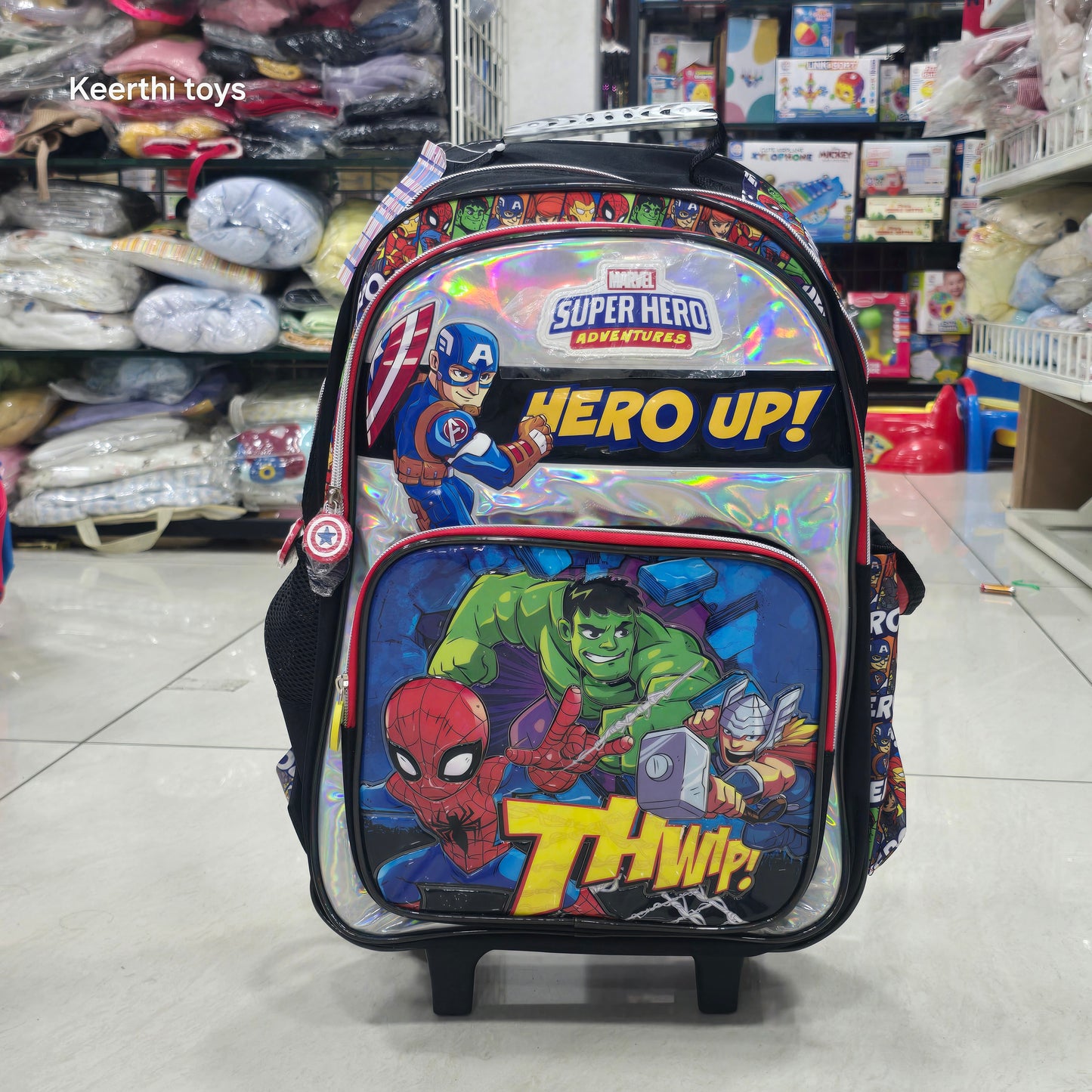 Super Hero School trolley bag