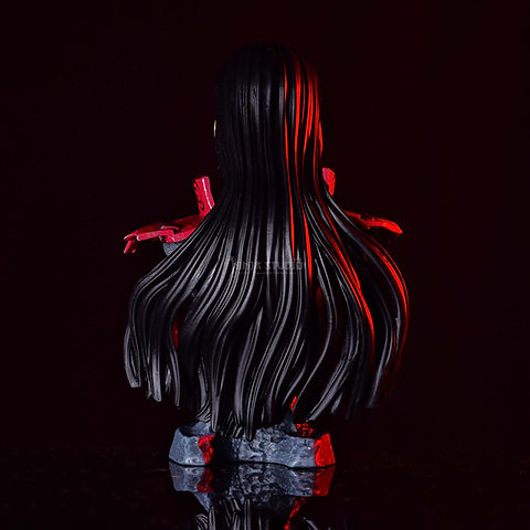 Anime Bust Resin Model Resin Figure Statue Bust Model,Collectible Desktop Display Car Decoration