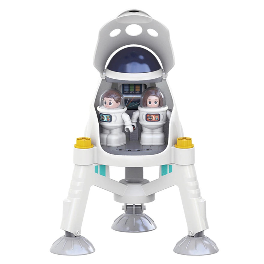 MIUKIDS Stunning Rocket Kit set for to enhance hand-on skills Imagination Realistic Sound & Light Artistic & creativity role-play sets