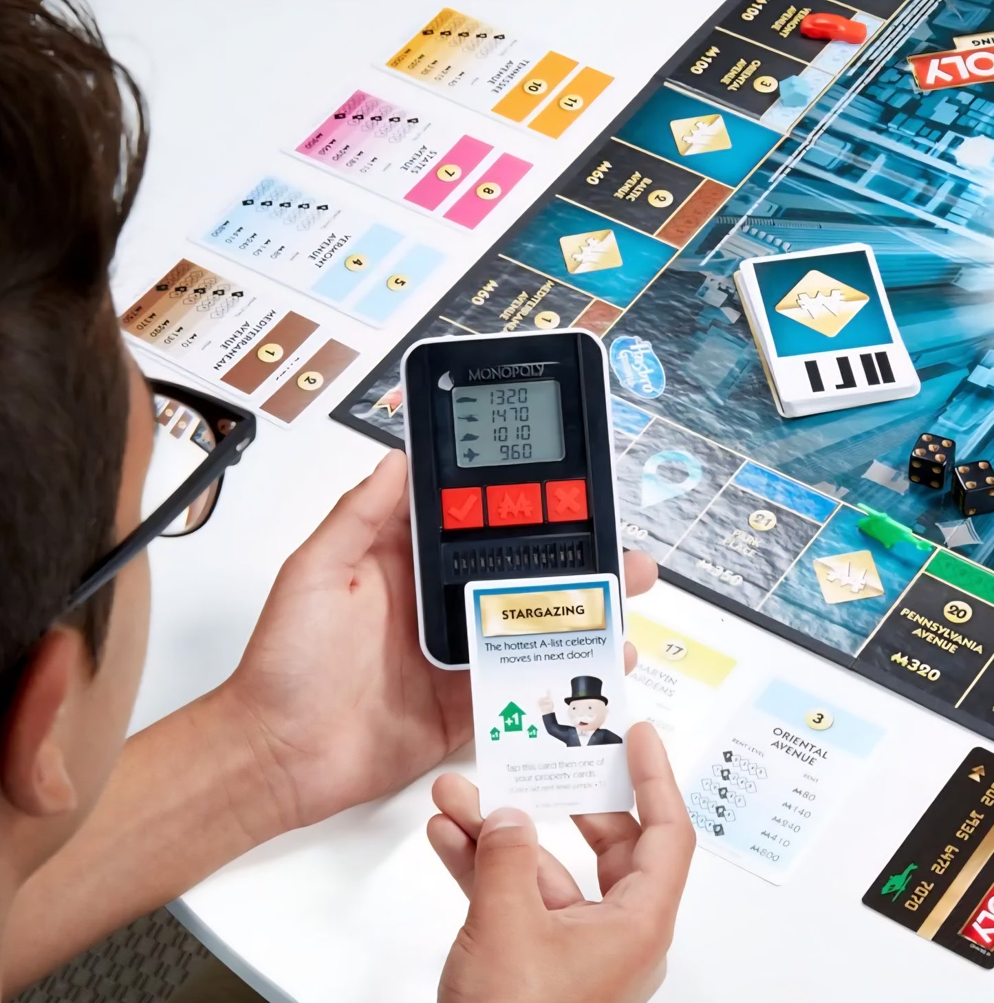 Monopoly Ultimate Banking Edition Board Game, Includes Electronic Banking Unit, Fun Christmas Board Game for Families and Kids, Strategy Game for Kids Ages 8+, Best Birthday Gift