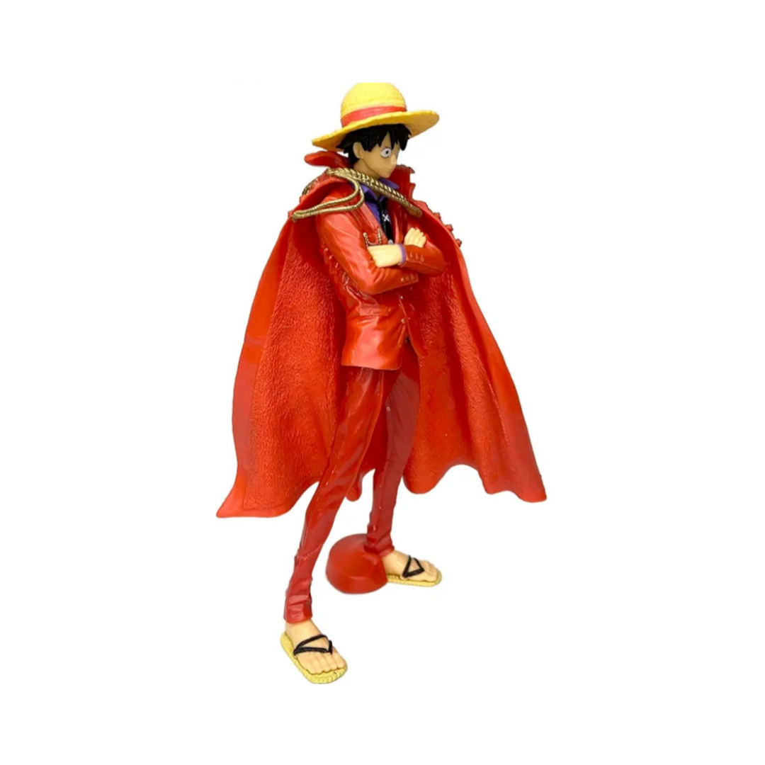 One Piece Monkey D.Luffy Action Figure Toy Anime Pirate Collectible Toy King Luffy Red Weeb Manga Merchandise